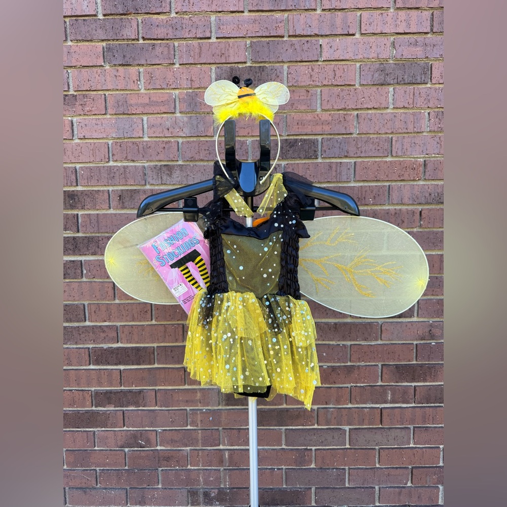 Vintage Bumble Honey Queen Bee Popatu Halloween Costume Toddler Size 4 Used